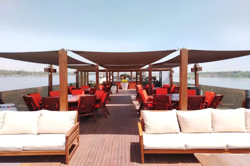 Iris Dahabiya Nile Cruise Sundeck
