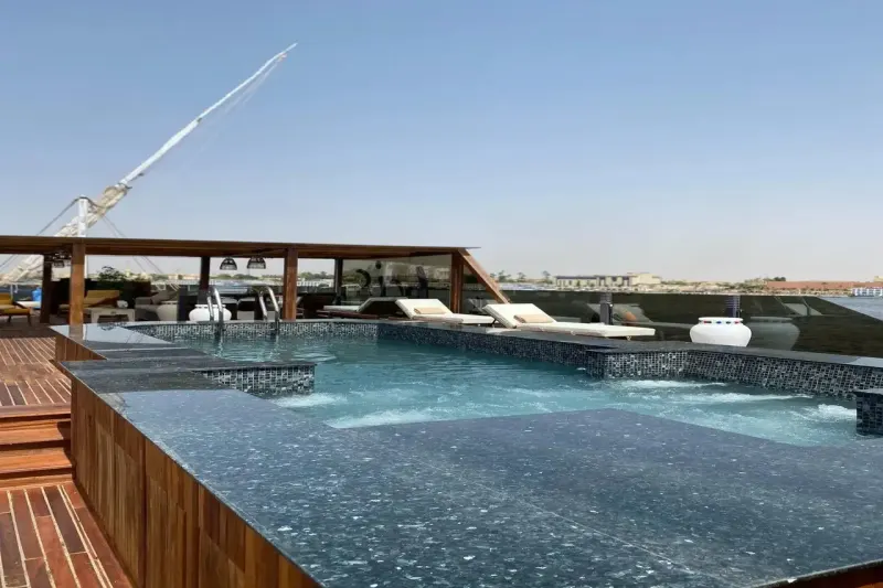 Iris Dahabiya Nile Cruise Pool