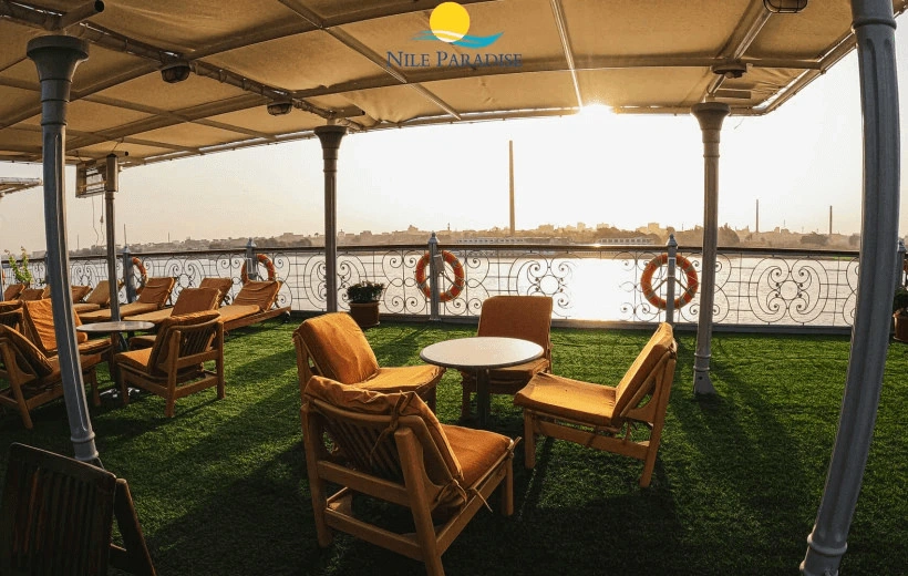 Nile cruise ship on the Nile River