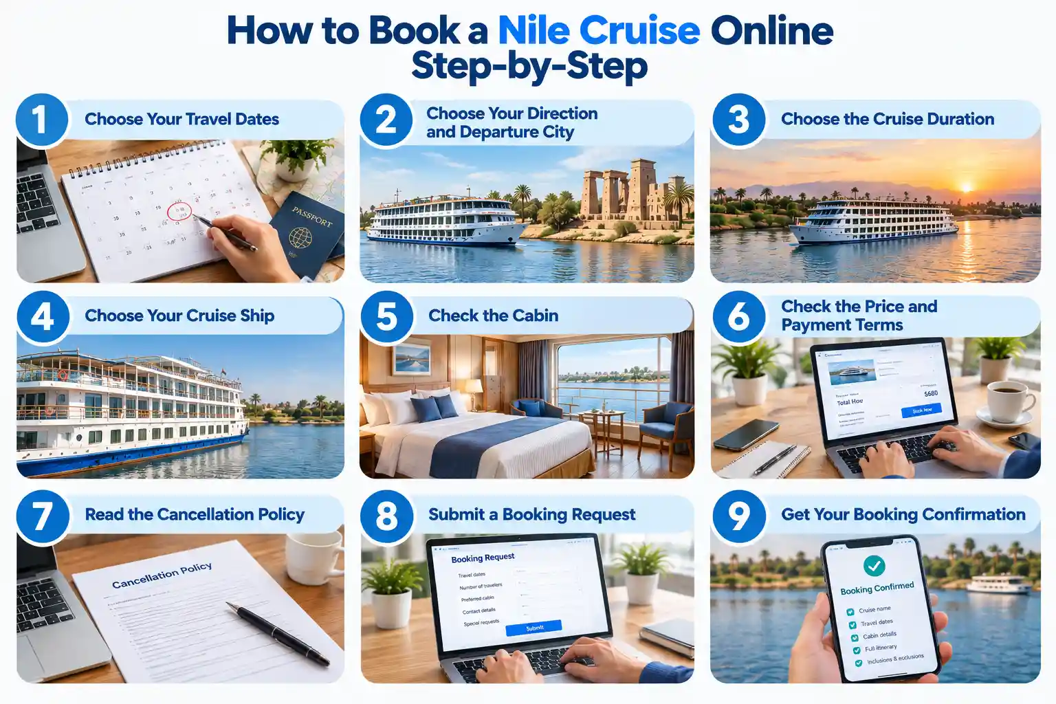 How To Book a Nile Cruise Online